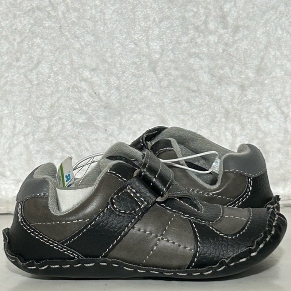 Koala Kids Black/Grey Strap Slip On Walker Shoes Size US 5 NWT - Picture 6 of 10